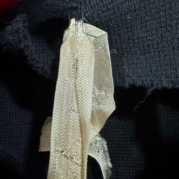 Bailey44 Black Cape Jacket size 4 with velvet accents - Picture 8 of 8